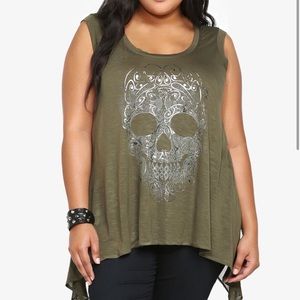 Torrid Skull Tank sz 1X✨